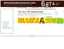 Tablet Screenshot of directoriodenumeros.com